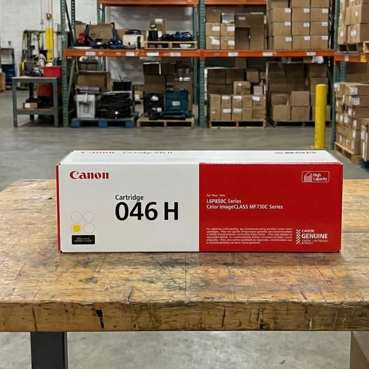 Canon 046H High-Yield Toner Cartridge Set, LBP650C, MF730C, 4-Pack (B/C/M/Y)
